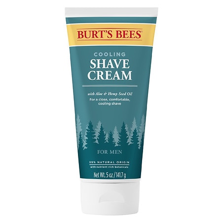 Burt's Bees Cooling Shave Cream for Men with Aloe & Hemp - 5.0 oz