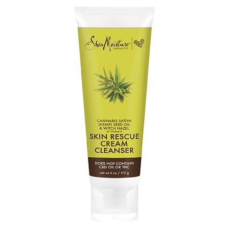 SheaMoisture Cream Cleanser Cannabis Sativa (Hemp) - 4.0 oz