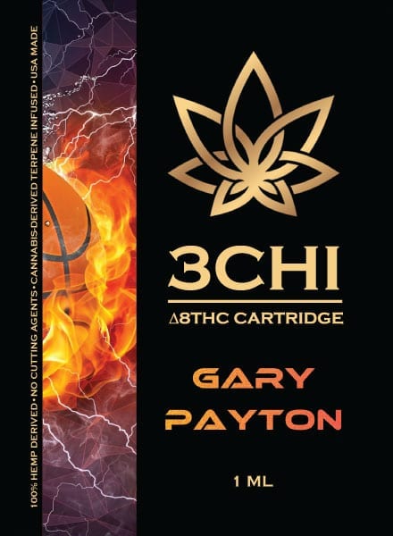 3Chi Delta 8 THC Vape Cartridge - Gary Payton 1 mL