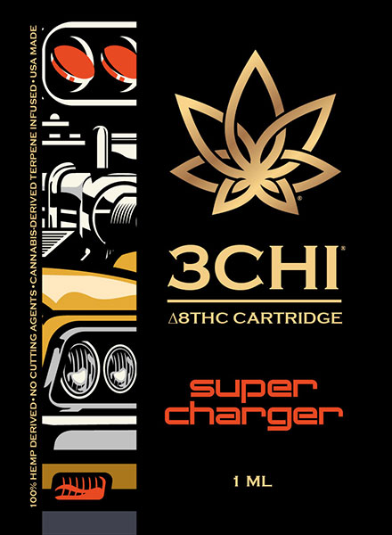 3Chi Delta 8 THC Vape Cartridge - Super Charger 1ml
