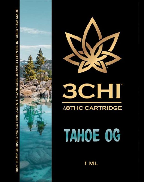 3Chi Delta 8 THC Vape Cartridge - Tahoe OG 1ml