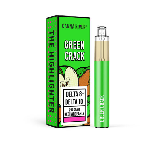 Canna River Delta 8 +D10 Highlighter Disposable Vape - Green Crack 2.5 Grams