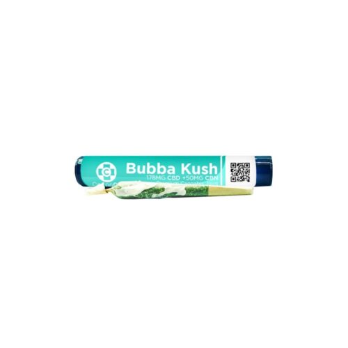 CannaAid Delta 8 THC PreRoll - Bubba Kush 100mg 1 Pack
