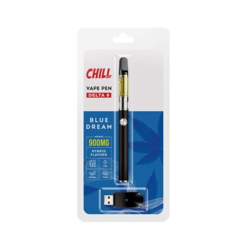 Chill Plus Delta 8 Disposable Vape Pen - Blue Dream 900mg