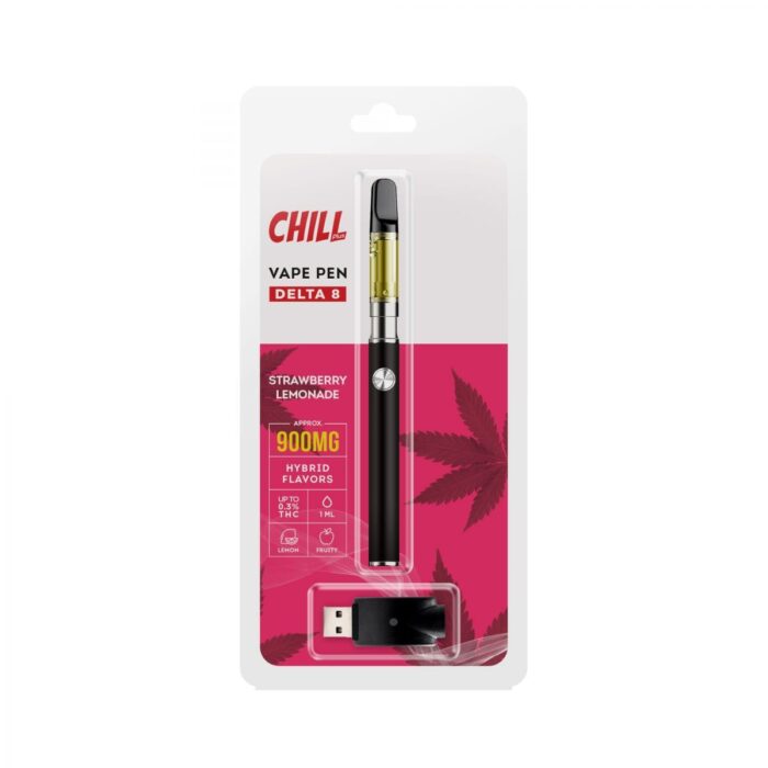 Chill Plus Delta 8 Disposable Vape Pen - Strawberry Lemonade 900mg