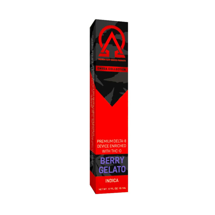 Delta Effex Omega Delta 8 Disposable Vape with THC-O - Berry Gelato 1G