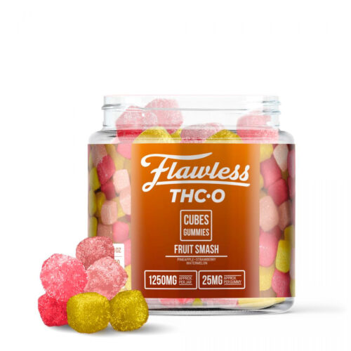 Flawless THC-O Gummies - Fruit Smash 25mg 50 Count