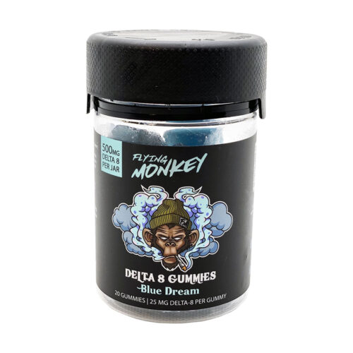 Flying Monkey Delta 8 Gummies - Blue Dream 25mg 20 Count