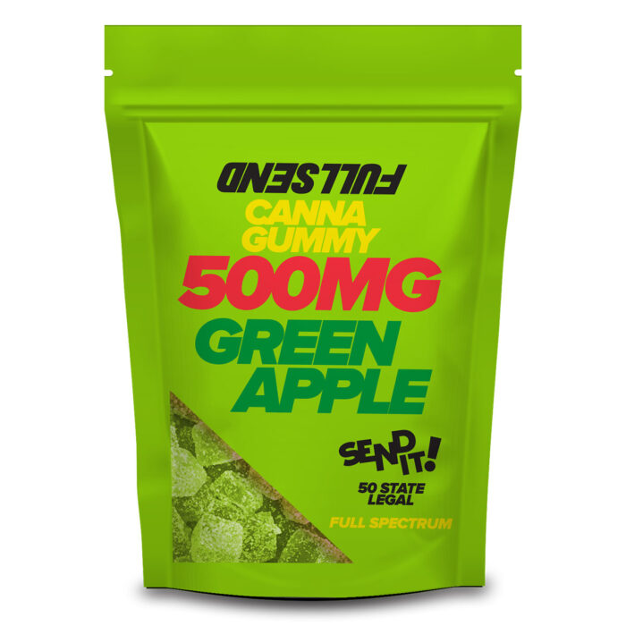 FullSend Delta 8 THC Gummies - Green Apple 500mg