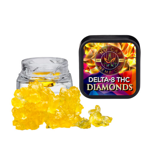 No Cap Hemp Co Delta 8 THC Diamonds - Blueberry Afgoo