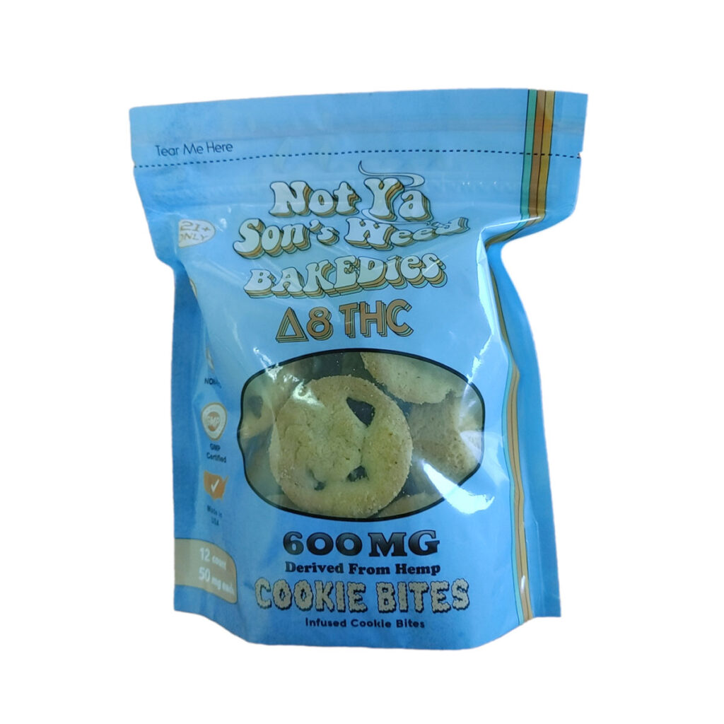 Not Ya Son's Weed Cookie Bites 50mg 12 Count