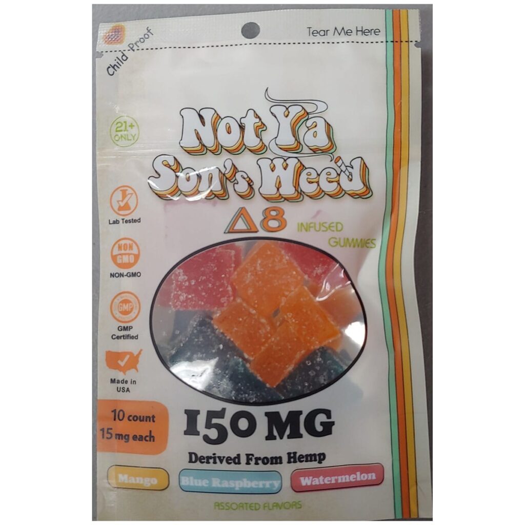 Not Ya Sons Weed Gummies - Assorted Flavors 15mg 10 Count