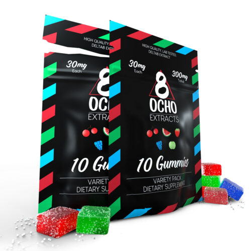 Ocho Extracts Delta 8 THC Gummies - Variety 30mg 10 Count
