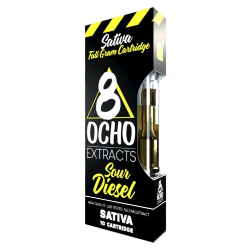Ocho Extracts Delta 8 THC Vape Cart - Sour Diesel 1g