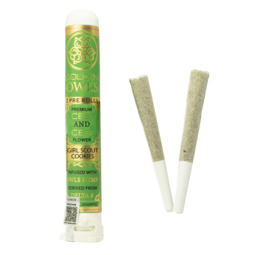 Owls Delta 8 THC Preroll - Girl Scout Cookies 2 Pack