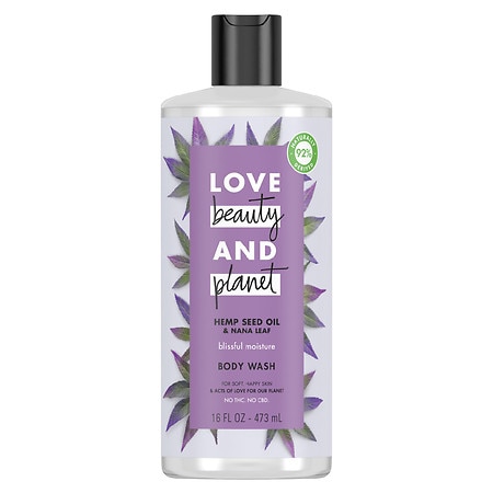 Love, Beauty and Planet Body Wash Hemp Seed Oil & Nana Leaf - 16.0 fl oz