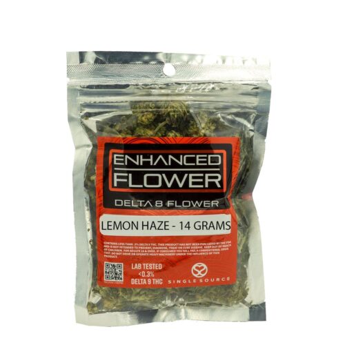 Single Source Delta 8 THC Flower - Lemon Haze 14g 14 grams