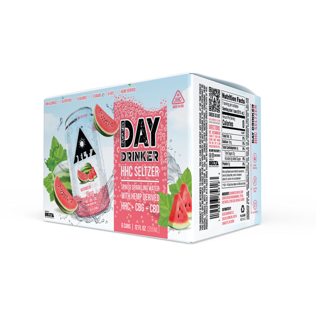 D8 Seltzer Day Drinker HHC Seltzer - Watermelon 6 Pack