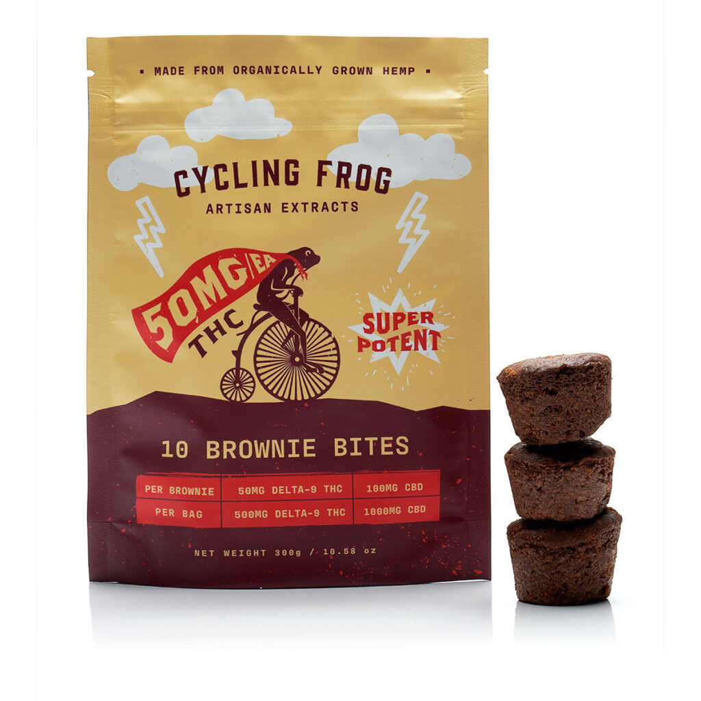 Cycling Frog THC Chocolate Brownies - 50mg 10 Count - Coming Soon!
