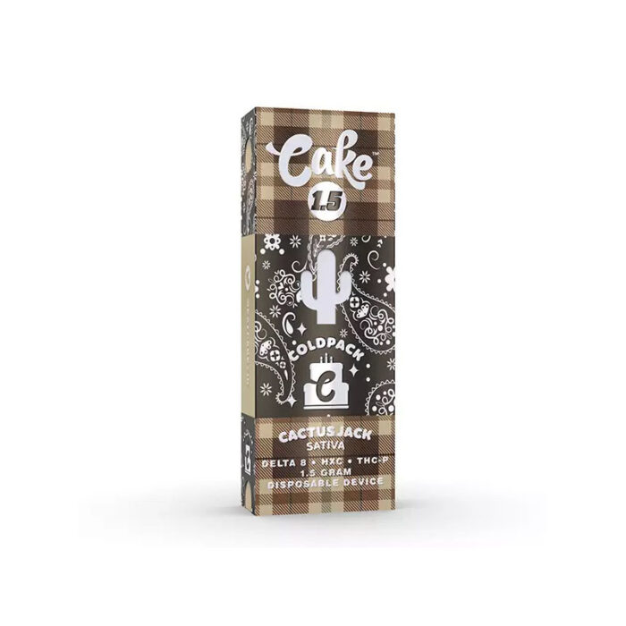 Cake Coldpack Delta 8 + HXC + THC-P Disposable Vape - Cactus Jack 1.5g