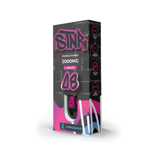STNR Delta 8 Disposable Vape - Purple Punch 2G