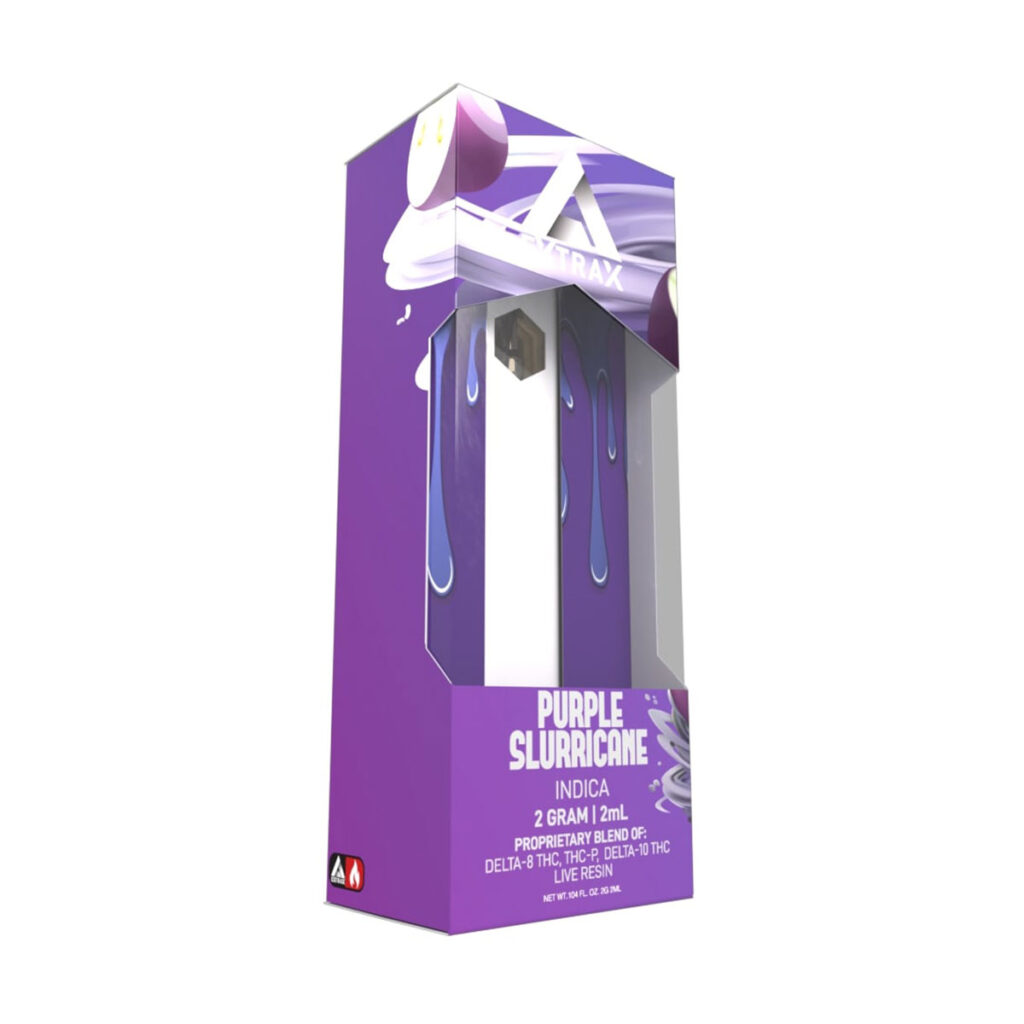 Delta Extrax Live Resin Disposable Vape - Purple Slurricane 2G