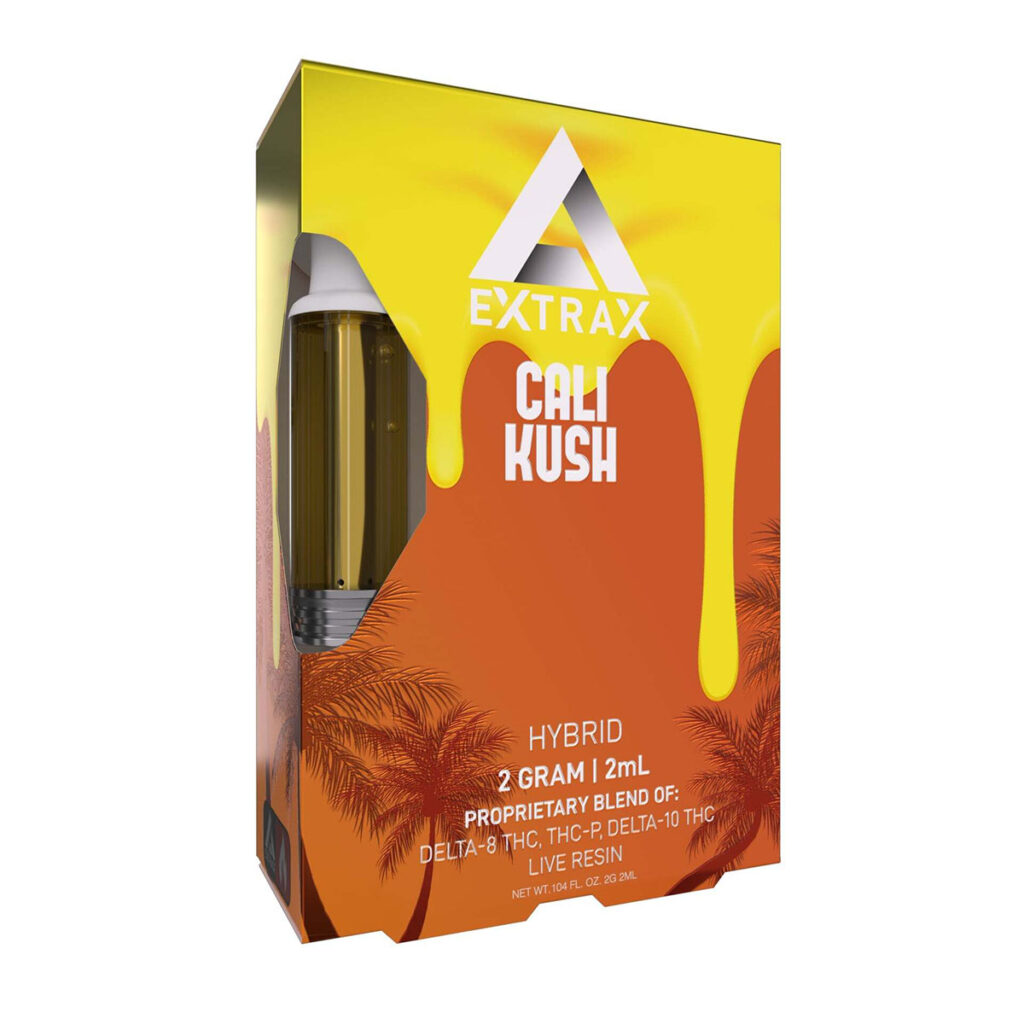 Delta Extrax Live Resin Vape Cartridge - Cali Kush 2G