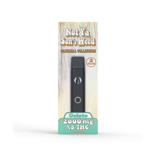 Not Ya Sons Weed D8 Disposable Vape - Gelato 2ML
