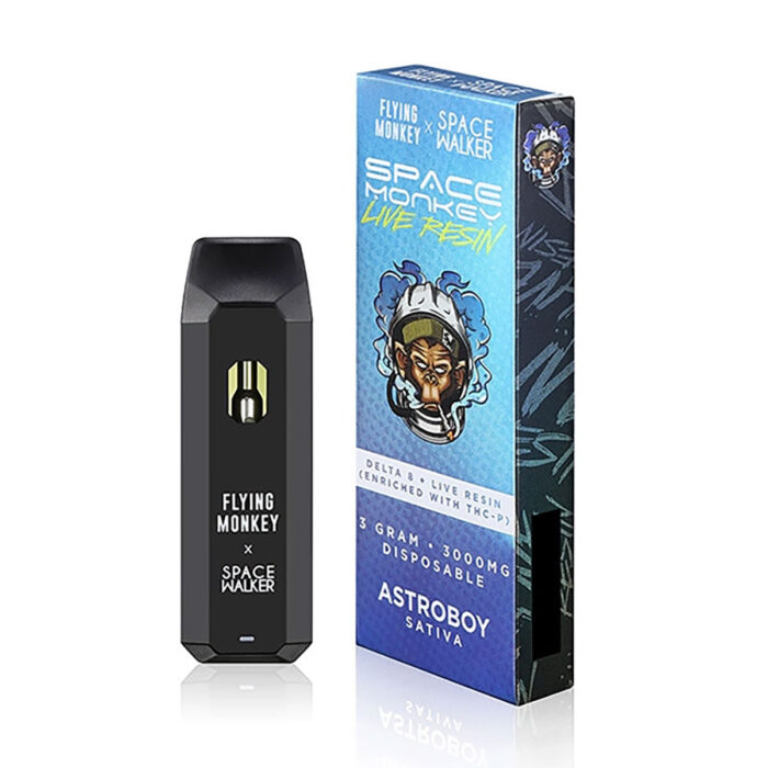 Space Monkey D8 + THC-P + Live Resin Disposable Vape - Astroboy 3G