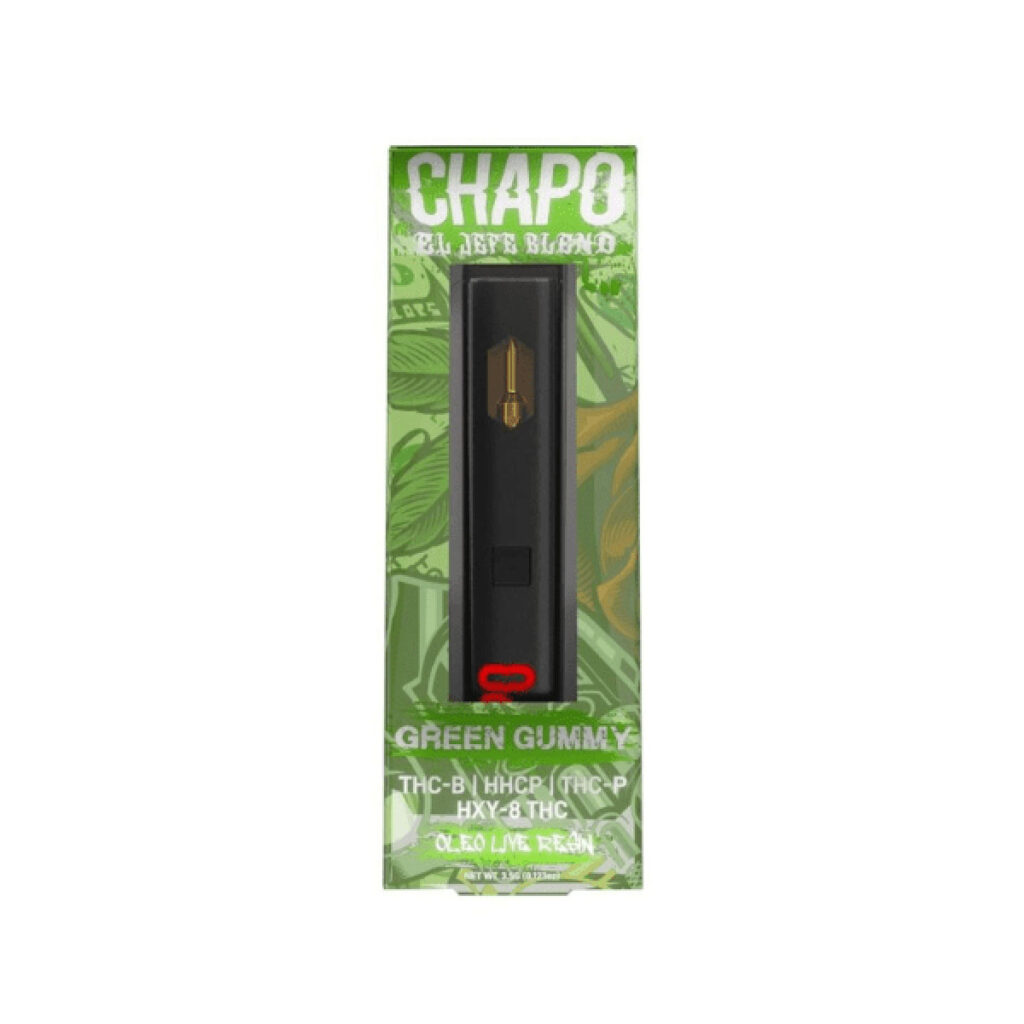 Chapo Extrax El Jefe Blend Disposable - Green Gummy 3.5G
