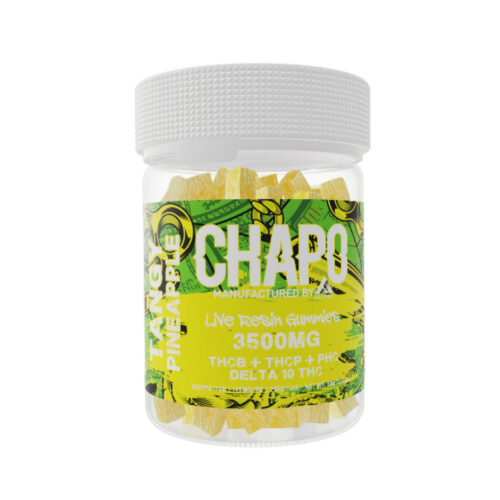 Chapo Extrax Live Resin Gummies - Tangy Pineapple 3500mg