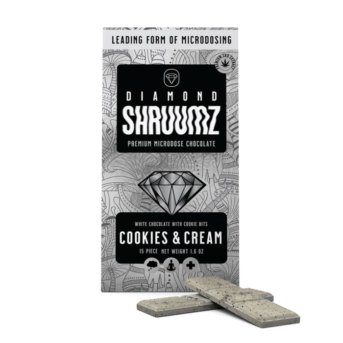 Diamond Shruumz Chocolate Bar - Cookies & Cream