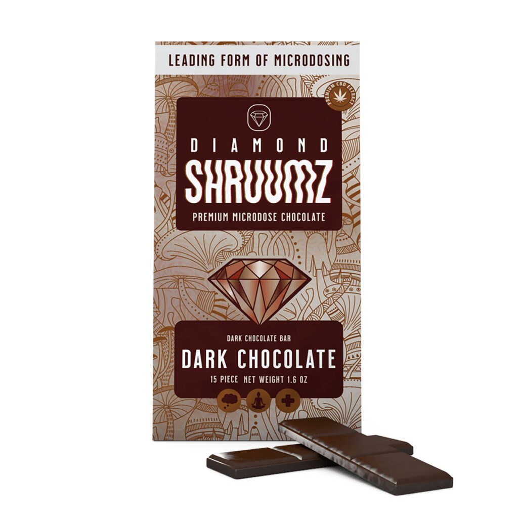 Diamond Shruumz Chocolate Bar - Dark Chocolate