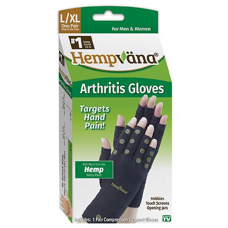 Hempvana Hemp Extract Gloves - L/XL 1.0 PR
