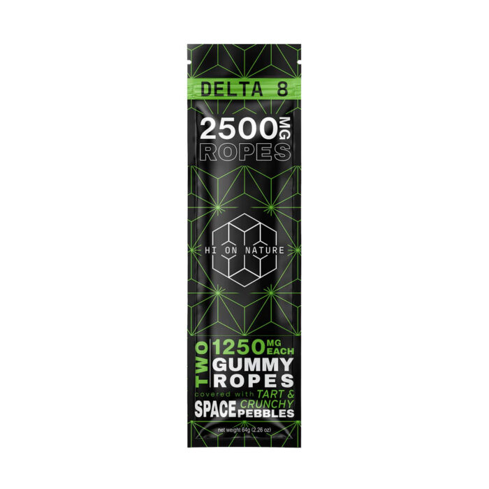 Hi On Nature Delta 8 Gummy Rope - Space Pebbles 2500mg
