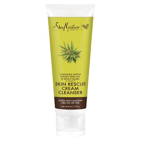 SheaMoisture Cream Cleanser Cannabis Sativa (Hemp) - 4.0 oz