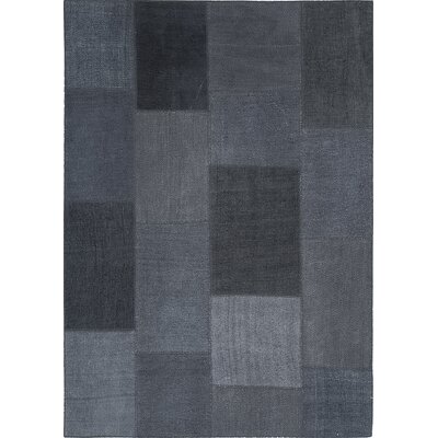 Hand-Knotted Cotton Gray Area Rug