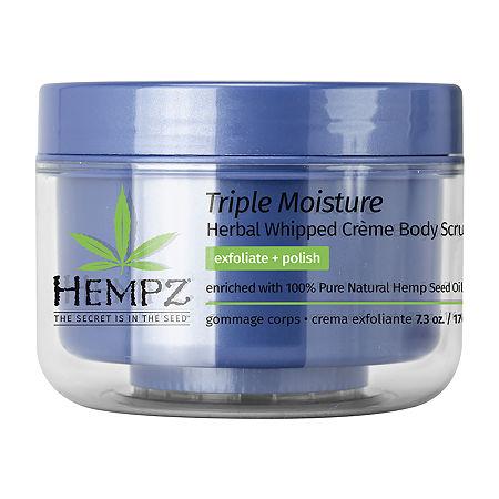 Hempz Triple Moisture Herbal Body Scrub, One Size, Triple Moi Herbal