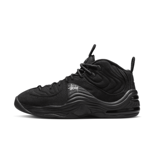 Nike Men's Air Penny 2 x Stüssy Shoes in Black, Size: 8.5 | DQ5674-001