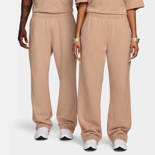 Nike Men's NOCTA Open-Hem Fleece Pants in Brown, Size: XL | FZ4675-200