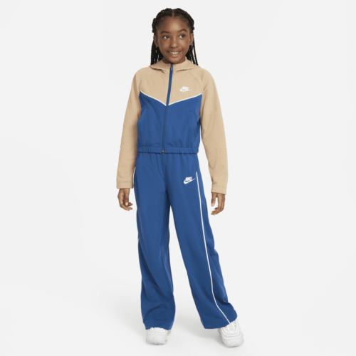 Nike Sportswear Big Kids' (Girls') Tracksuit in Brown, Size: Medium | FD2948-200