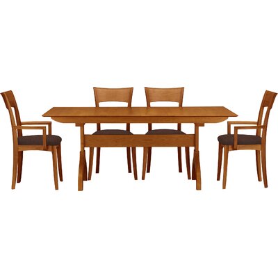Sarah 5 Piece Butterfly Leaf Cherry Solid Wood Dining Set