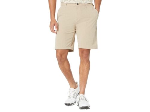 adidas Golf Crosshatch Shorts (Hemp/White) Men's Shorts