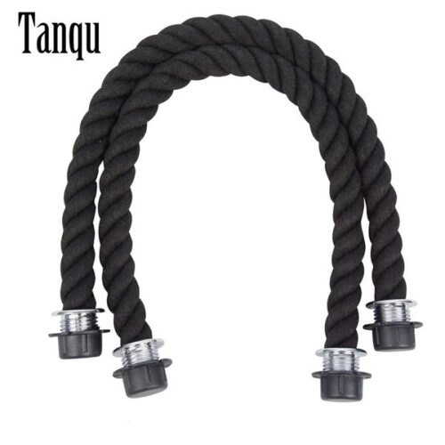 bag parts accessories tanqu 1 pair long short black natural hemp rope handle for o accesorios obag women handbags classic mini eva 230330